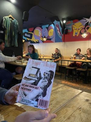 Menu and vibe   at Plant Base in Lisbon