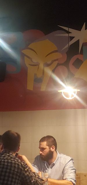 MF DOOM spotted at Plant Base in Lisbon