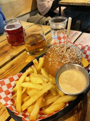 Burger  at Plant Base in Lisbon