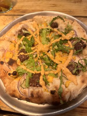 Bigger than Mac (take on a Big Mac)  at Plant Base in Lisbon