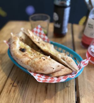 Garlic bread   at Plant Base in Lisbon