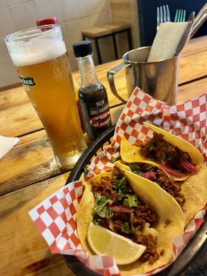 Chorizo Taco 🌮   at Plant Base in Lisbon