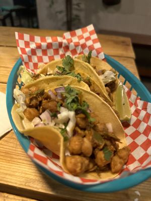 Chickpea taco  at Plant Base in Lisbon