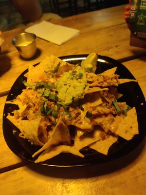 Nachos at Plant Base in Lisbon