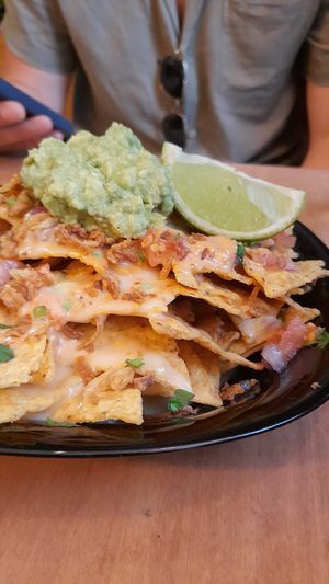 Nachos at Plant Base in Lisbon
