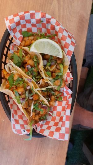 Tacos at Plant Base in Lisbon