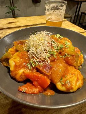 Chili momo   at Plant Base in Lisbon