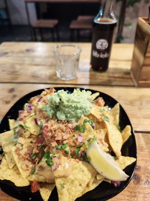 Nachos at Plant Base in Lisbon
