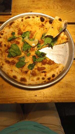 The pizza at Plant Base in Lisbon