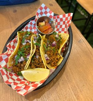 Chorizo Tacos  at Plant Base in Lisbon