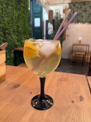 Sangria of coursee  at Plant Base in Lisbon