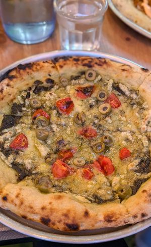 Pesto e Pomodoro (13€) at Plant Base in Lisbon