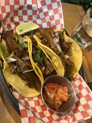 Seitan tacos  at Plant Base in Lisbon