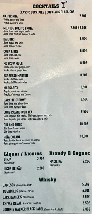 Menu 5 of 5, September 2024  at Plant Base in Lisbon