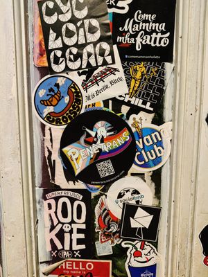 Bathroom stall at Plant Base in Lisbon