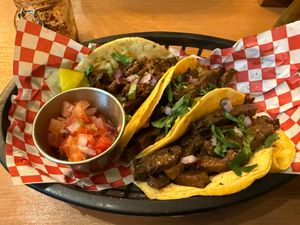 seitan tacos  at Plant Base in Lisbon