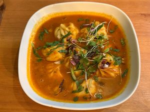 Jhol Momos at Plant Base in Lisbon