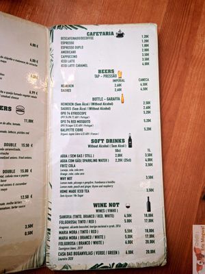 Drinks at Plant Base in Lisbon