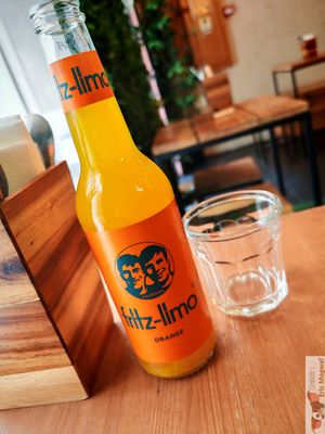 Orange juice Fritz at Plant Base in Lisbon