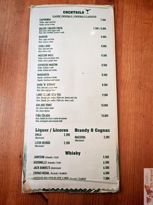 Coktails at Plant Base in Lisbon