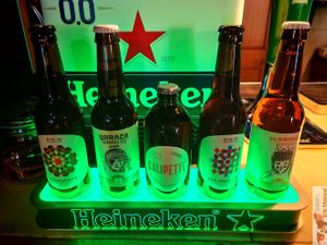 Beers at Plant Base in Lisbon