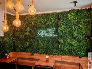 Vegetal wall at Plant Base in Lisbon