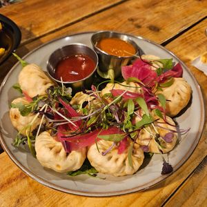 Fried Momos at Plant Base in Lisbon