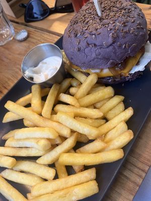 special burger  at Plant Base in Lisbon
