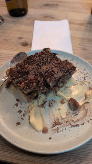 Tiramisu at Plant Base in Lisbon
