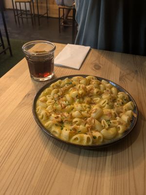 Mac and Cheese at Plant Base in Lisbon