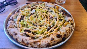 Big Mac Pizza at Plant Base in Lisbon