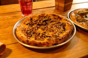 Fungi Pizza at Plant Base in Lisbon