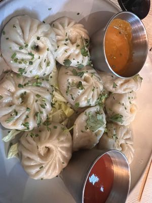 Steamed Momos  at Plant Base in Lisbon