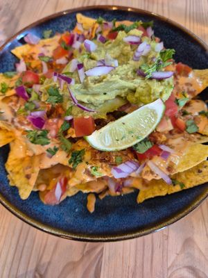 Nachos at Plant Base in Lisbon
