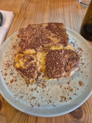 Tiramisu at Plant Base in Lisbon