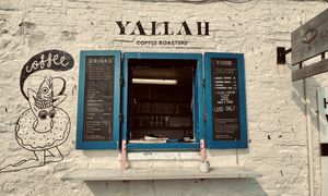 The outside   at Yallah Coffee Kiosk in St Ives