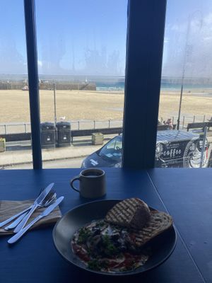   at Yallah Coffee Kiosk in St Ives