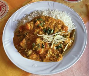 Gemüse Curry  at Taj Mahal in Rosenheim