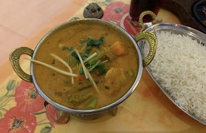 Kartoffel Curry  at Taj Mahal in Rosenheim