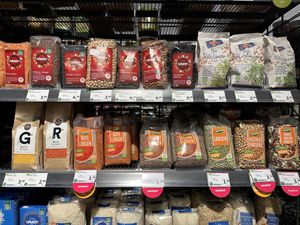 lentils etc  at denn's Biomarkt in Cloppenburg