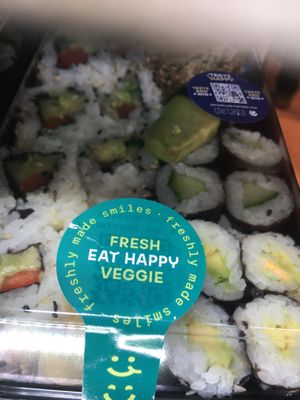 Vegan sushi at FRA - REWE City - T1 in Frankfurt