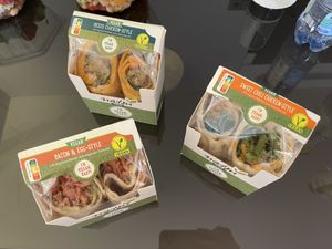 Vegan wraps from FRA Rewe City T1, Frankfurt Airport  at FRA - REWE City - T1 in Frankfurt