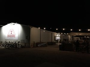 by night at Whalebone Brewing Company in Exmouth