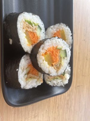 Vegetarian sushi   at Bamboo in Exmouth