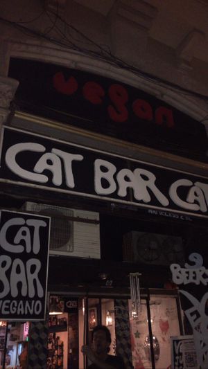 fachada at Cat Bar in Barcelona