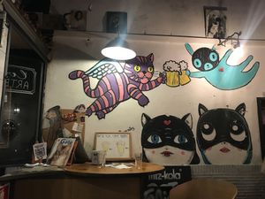 Interior at Cat Bar in Barcelona