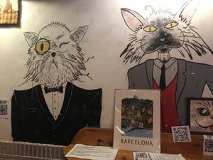 Interior at Cat Bar in Barcelona