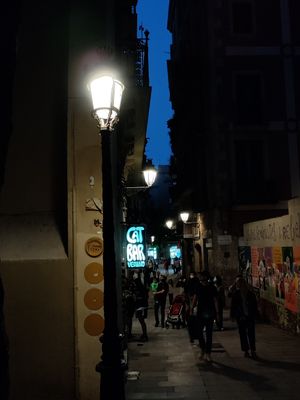 Cool place at Cat Bar in Barcelona