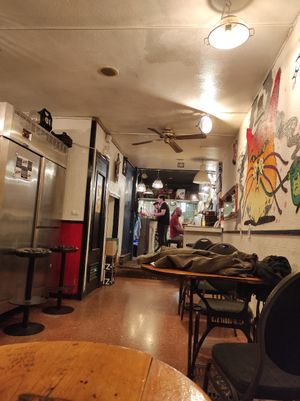 The bar at Cat Bar in Barcelona