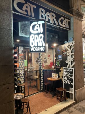 Entrance  at Cat Bar in Barcelona